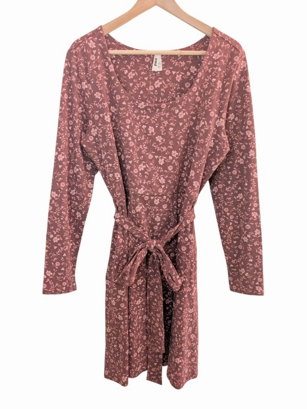 Pact Floral Fit And Flare Dress Long Sleeve XL